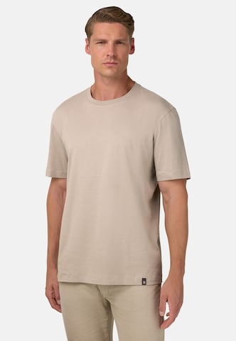 Boggi Milano Shirt in Beige: voorkant