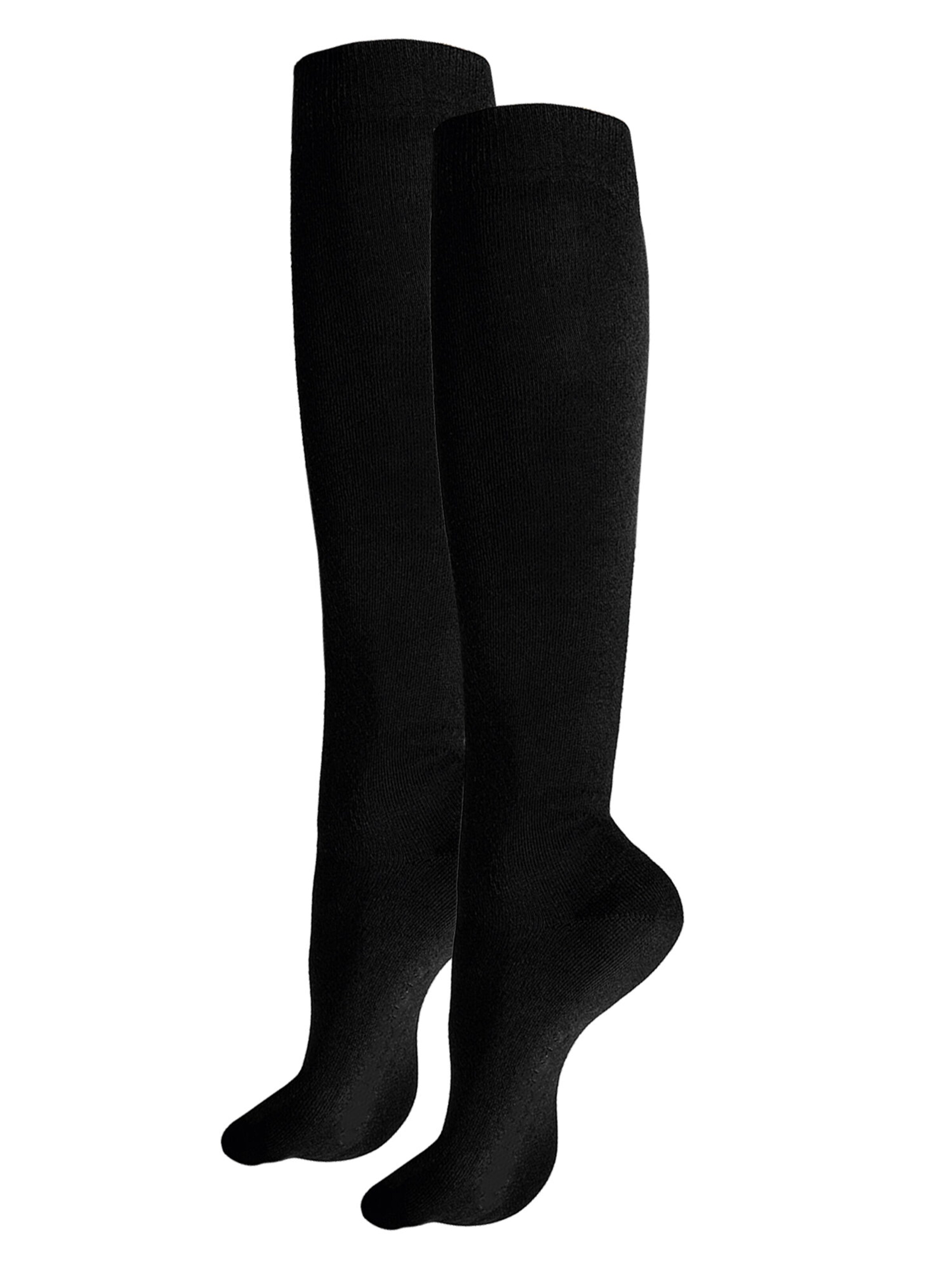 Hudson Kniestrümpfe 'Only' in Schwarz: Vorderseite