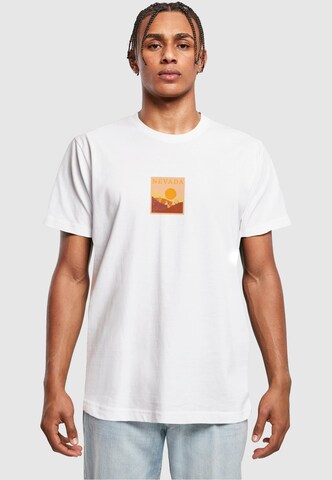 Merchcode Shirt 'Peanuts - Nevada' in Wit: voorkant