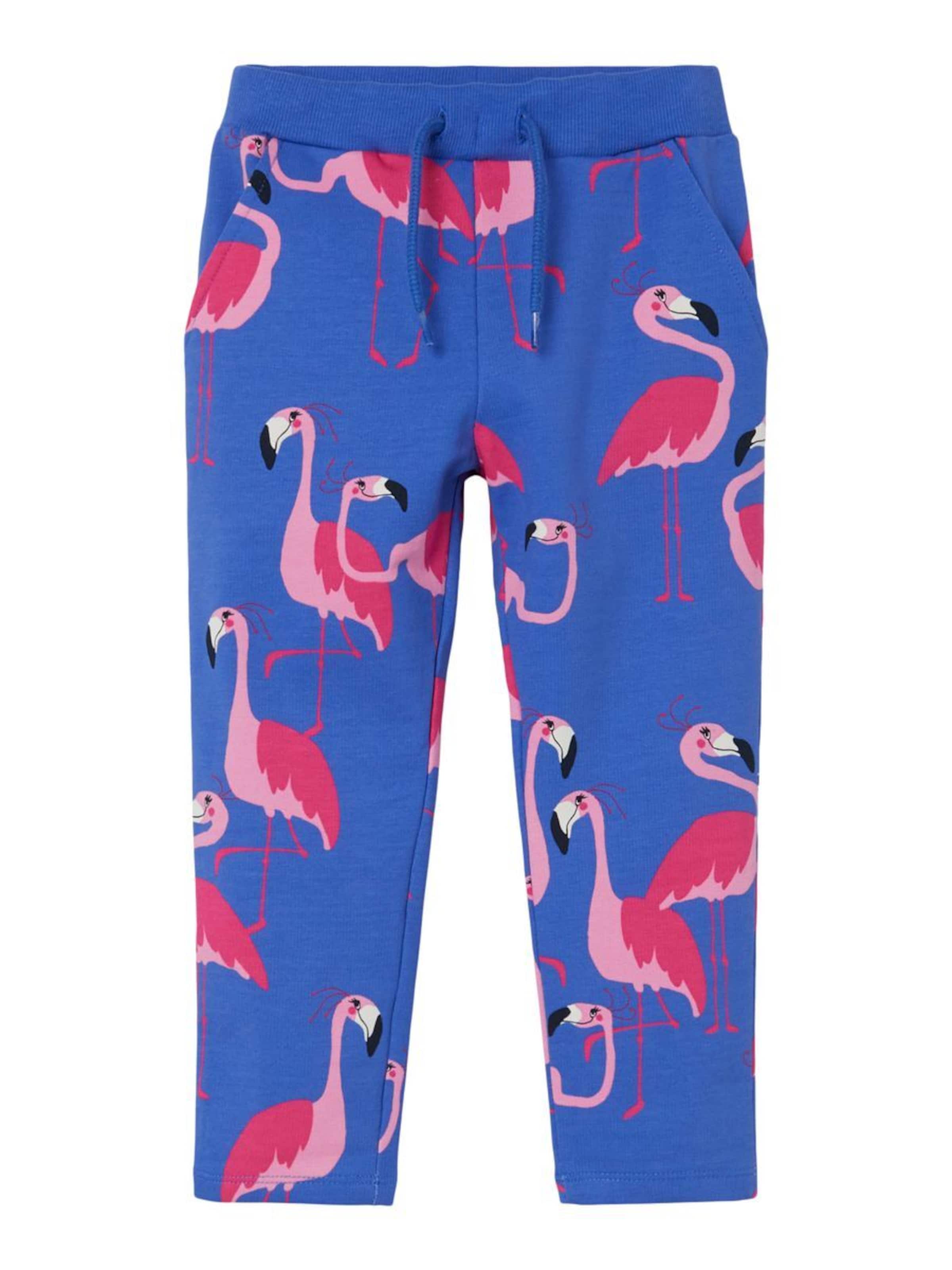 Kinder Kids (Gr. 92-140) NAME IT Hose 'Flamingo' in Blau - PP77163 Kinder Kids (Gr. 92-140) NAME IT Hose 'Flamingo' in Blau - PP77163
