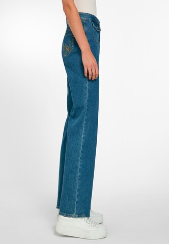 Uta Raasch Regular Straight-Leg Jeans Cotton in Blau