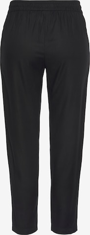 LASCANA Regular Pants in Black