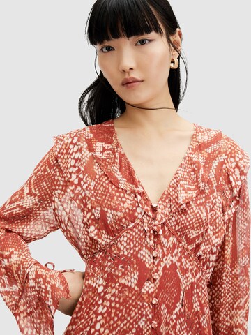 AllSaints Kleid in Rot