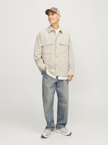 JACK & JONES Comfort fit Overhemd in Grijs