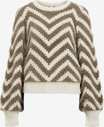 Pull-over 'HOLLOW' OBJECT en blanc : devant