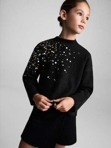 MANGO KIDS Tröja 'Holly' i svart: framsida