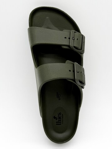 thies Mules 'Ecofoam Sandal' in Green