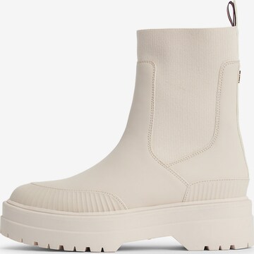 TOMMY HILFIGER Chelsea Boots in Beige: front