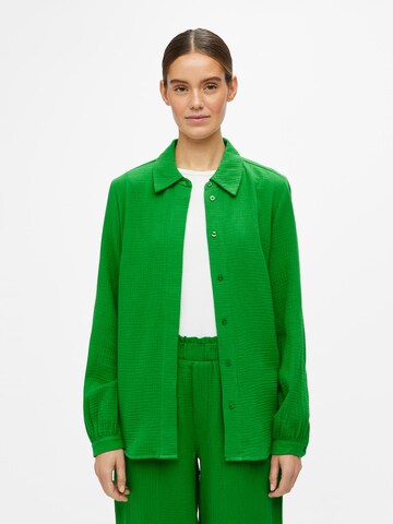 OBJECT Blouse 'CARINA' in Groen: voorkant