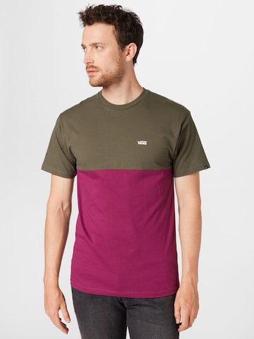 Coupe regular T-Shirt VANS en vert : devant