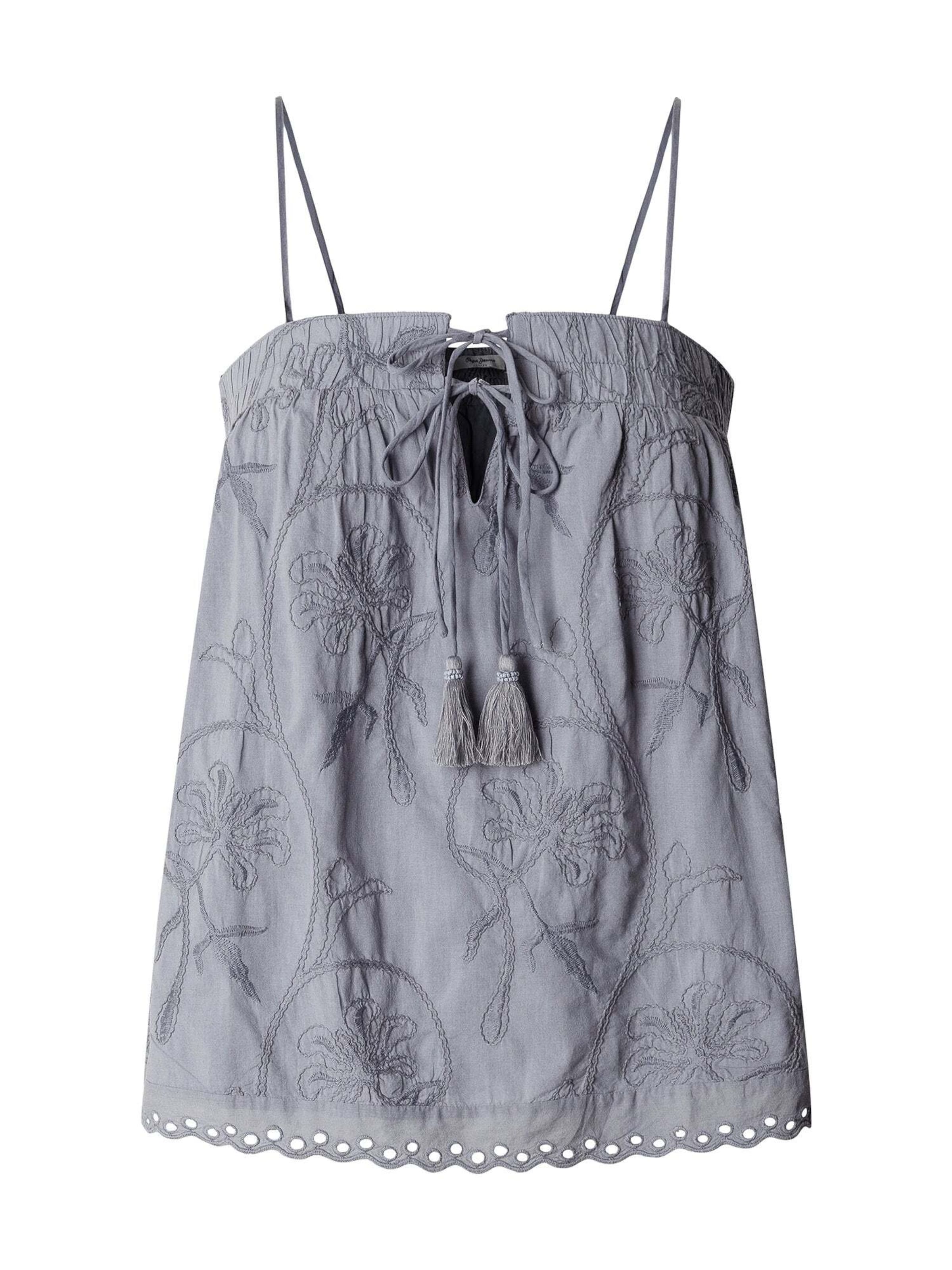 Top 'Fanny' di Pepe Jeans in blu: frontale