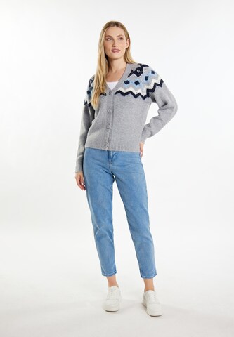 DreiMaster Maritim Knit Cardigan in Grey