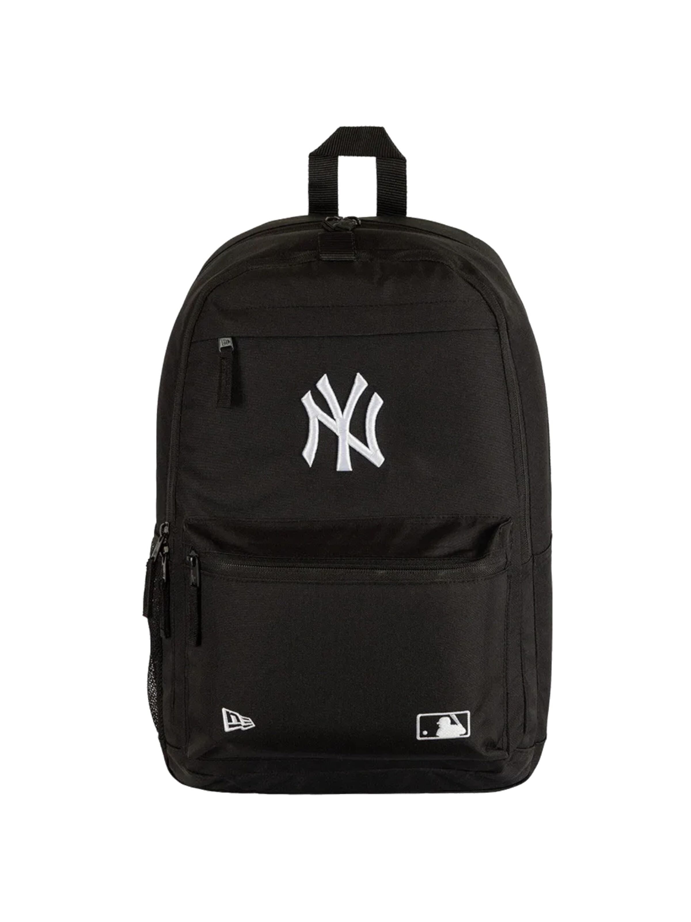 NEW ERA Rugzak 'New Era MLB New York Yankees Delaware Backpack' in Zwart: voorkant