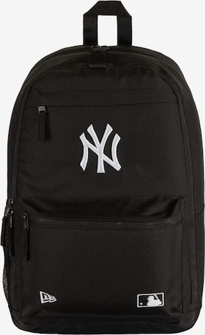 NEW ERA Rugzak 'New Era MLB New York Yankees Delaware Backpack' in Zwart: voorkant