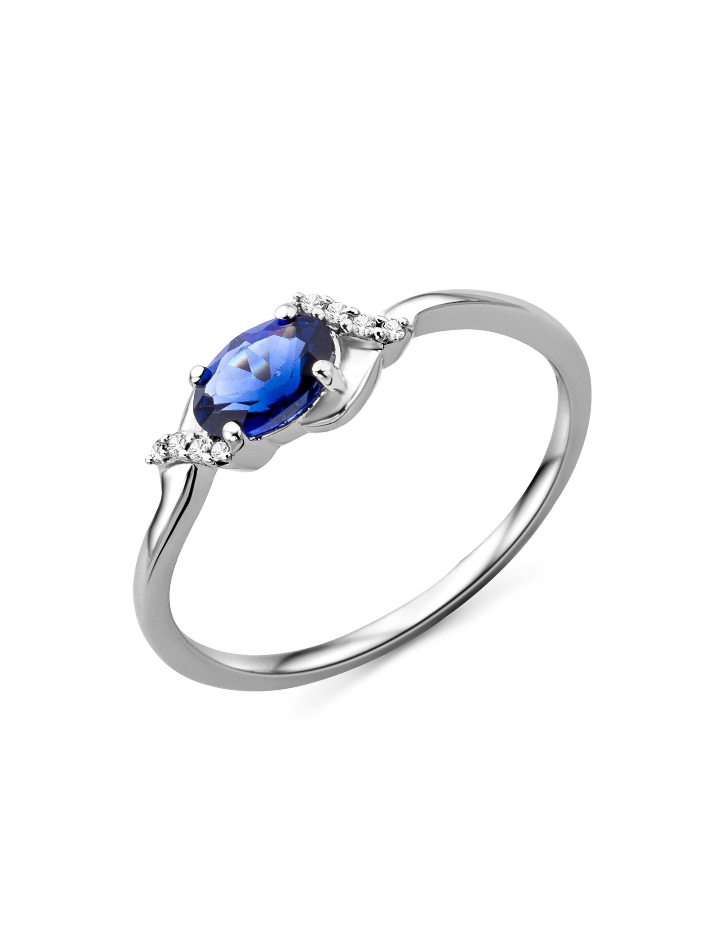 DIAMANT LETERNEL Ring‌ in Silber: Vorderseite