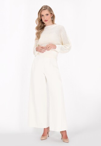 DreiMaster Klassik Sweater in White