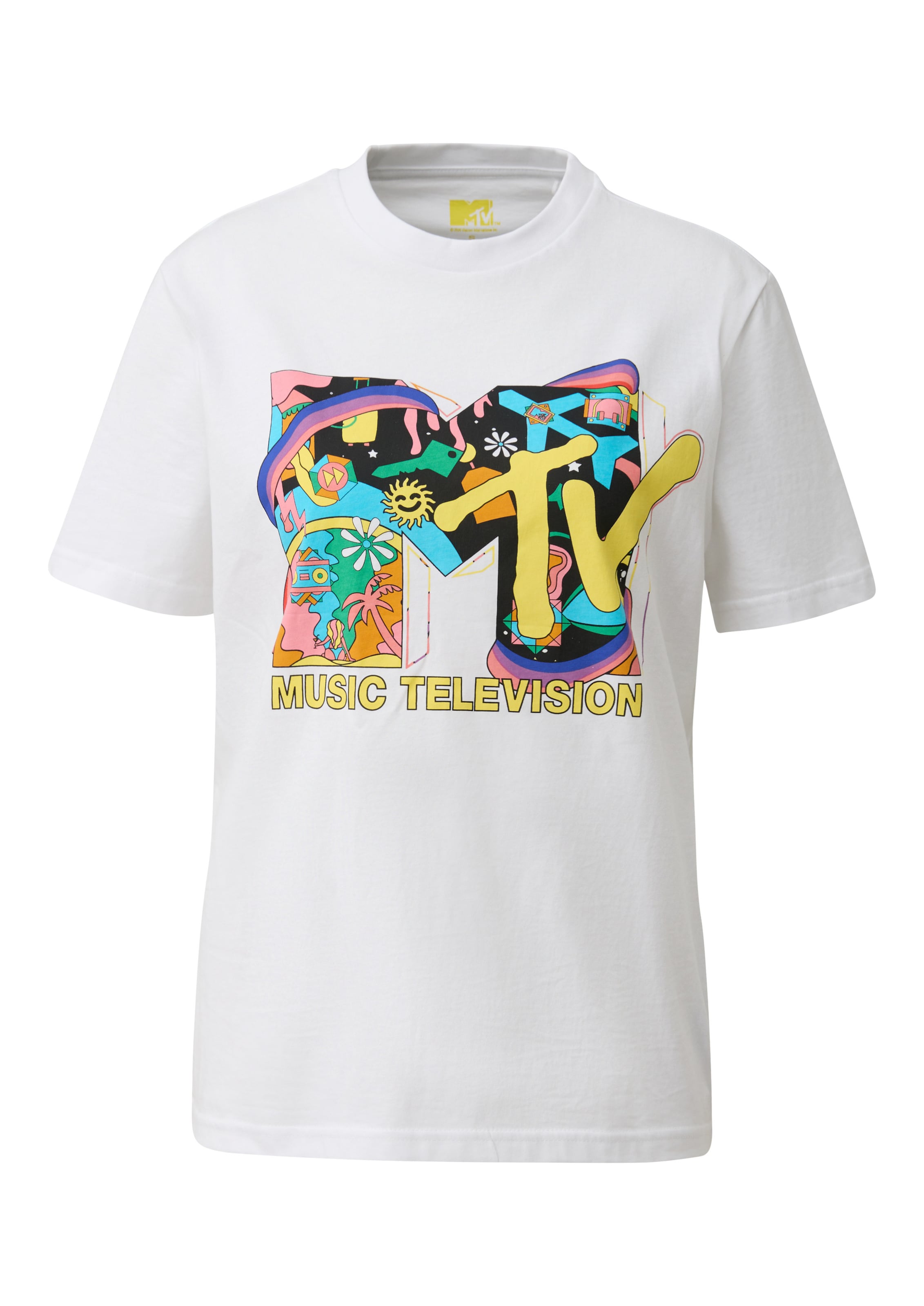 QS Shirt in Wit: voorkant