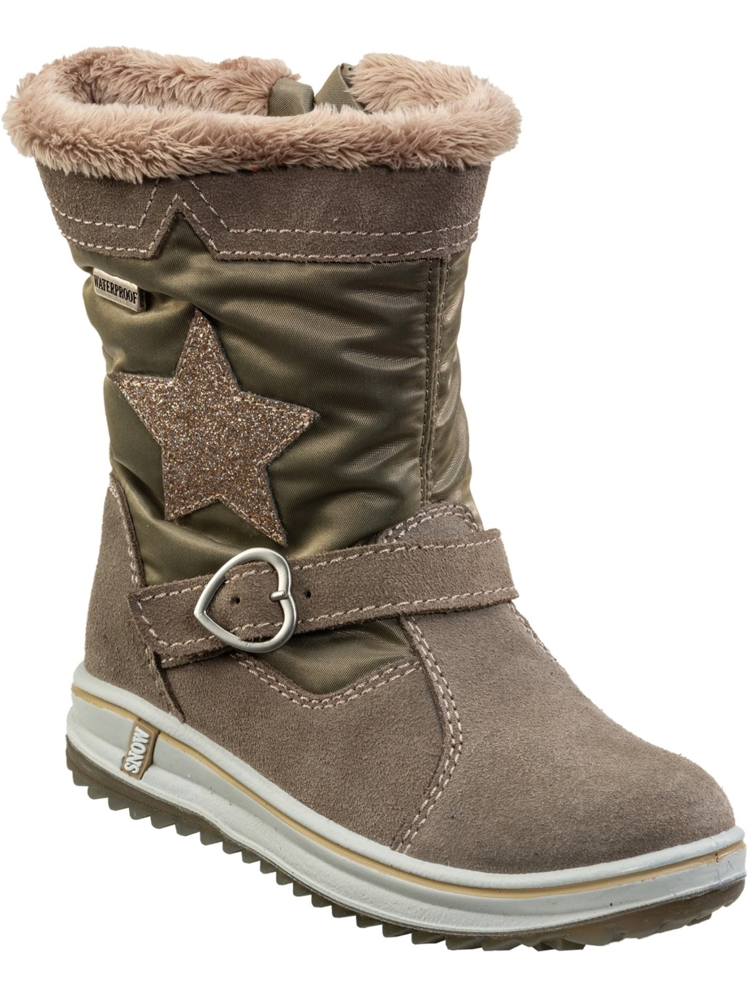 Jela Boots 'Jela Lydia Tex - Beige Synthetik' in Beige: front