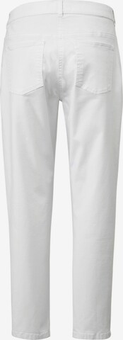 Coupe slim Pantalon Janet & Joyce en blanc