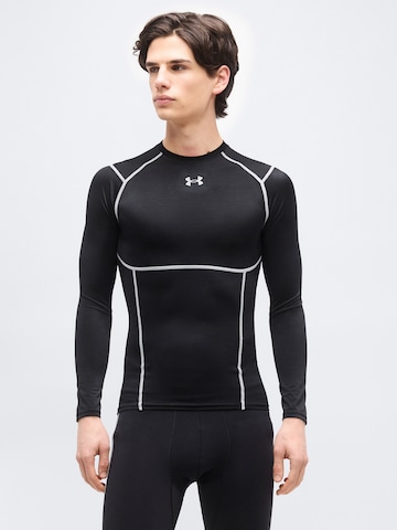 UNDER ARMOUR Functioneel shirt 'HG Elite' in Zwart: voorkant