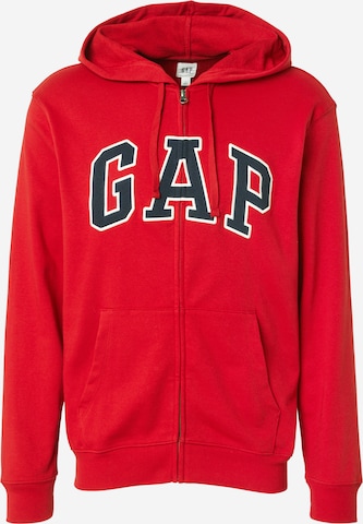 GAP - Casaco em moletão 'HERITAGE' em vermelho: frente