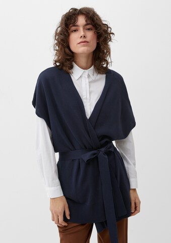 Cardigan s.Oliver en bleu : devant