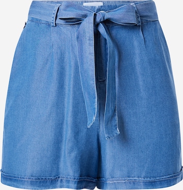 Brava Fabrics Pleat-Front Pants in Blue: front