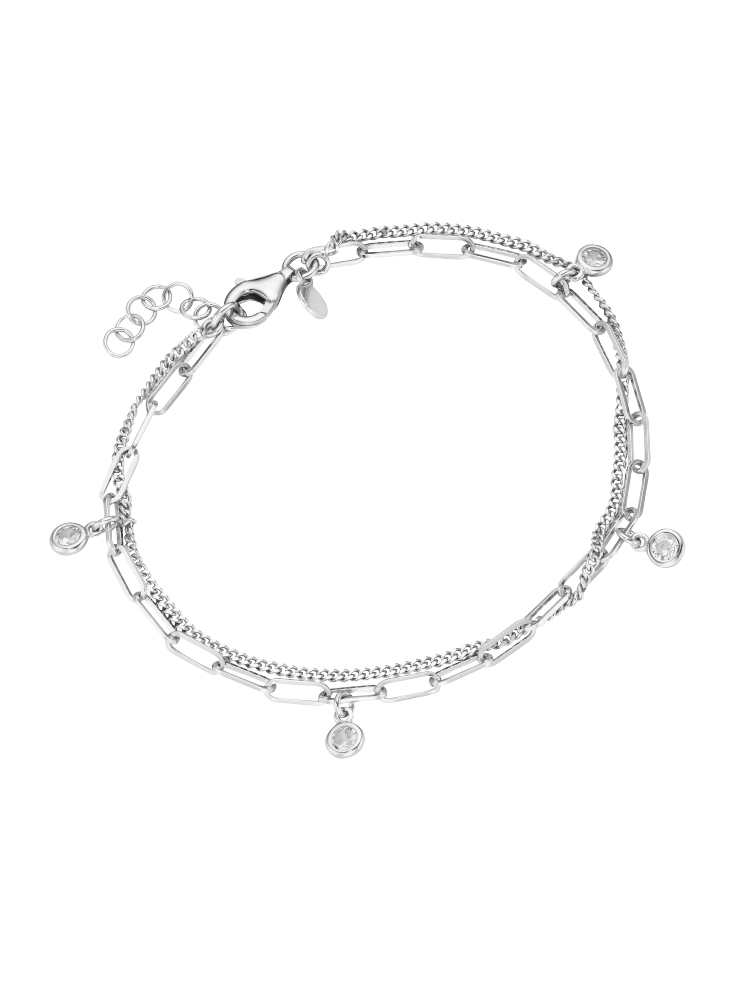 Smart Jewel Armband in Zilver: voorkant