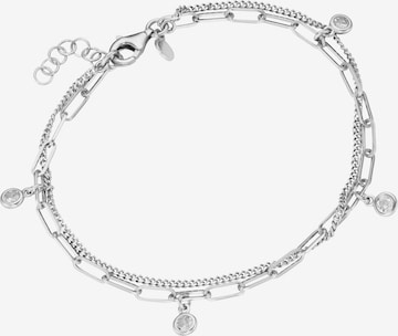 Smart Jewel Armband in Silber: Vorderseite