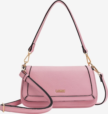L.CREDI Shoulder Bag 'Malina' in Pink: front