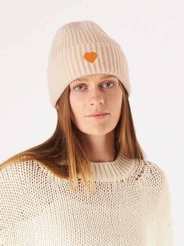 CODELLO Beanie in Beige: front