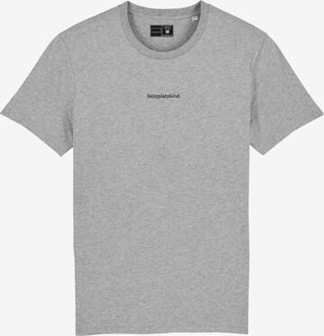 Bolzplatzkind Shirt in Grey: front