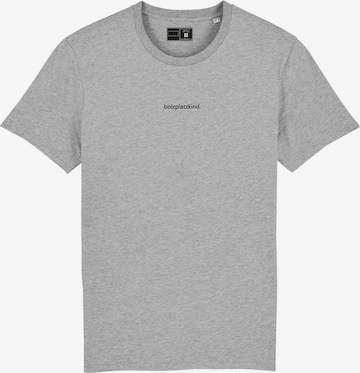 Bolzplatzkind T-Shirt in Grau: predná strana