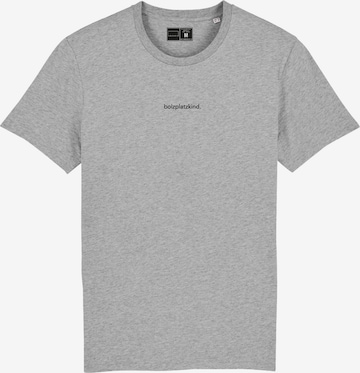 Bolzplatzkind Shirt in Grey: front