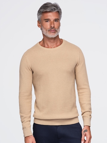 Pull-over Ombre en beige