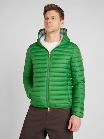 Veste mi-saison SAVE THE DUCK en vert : devant