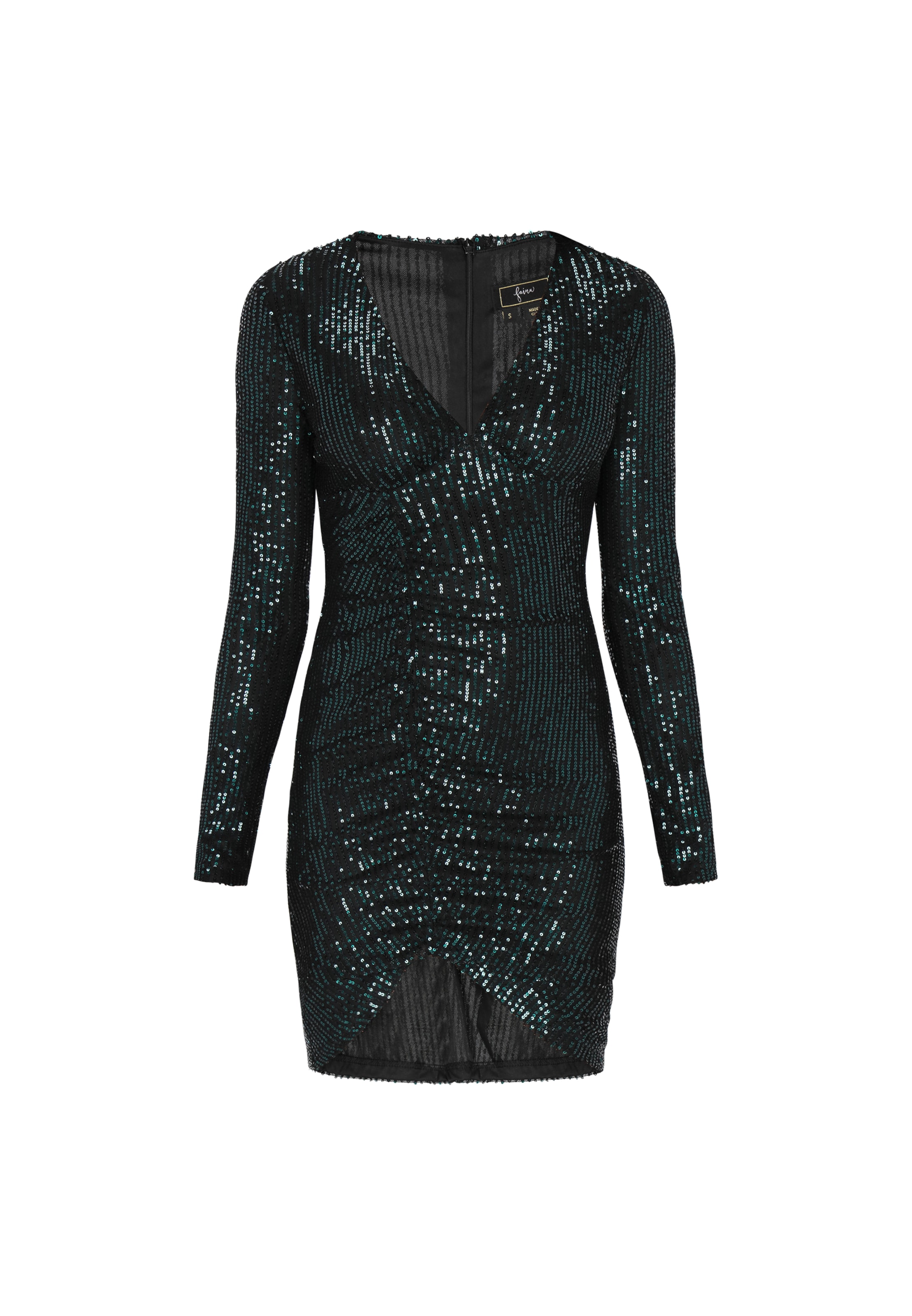 faina Kleid in Grün: Vorderseite