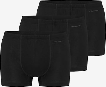 Mey Boxer shorts 'Casual Cotton' in Black: front
