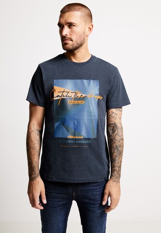 Street One MEN Shirt in Blue: front