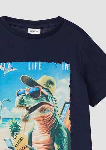 s.Oliver T-Shirt in Blau