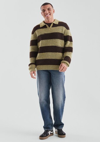 QS Strickpullover ' ' in Braun
