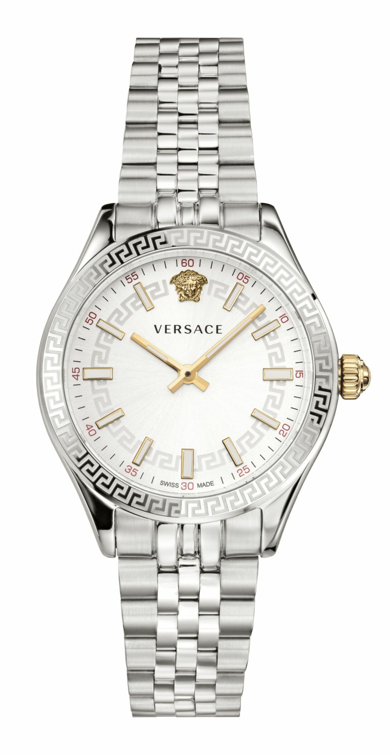 VERSACE Analoguhr in Silber: Vorderseite