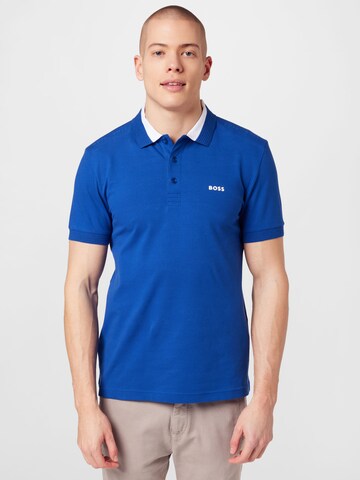 T-Shirt 'Paule' BOSS Green en bleu : devant