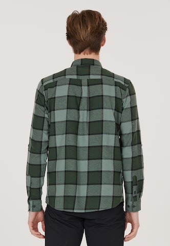 Whistler Regular fit Athletic Button Up Shirt 'Caspar' in Green