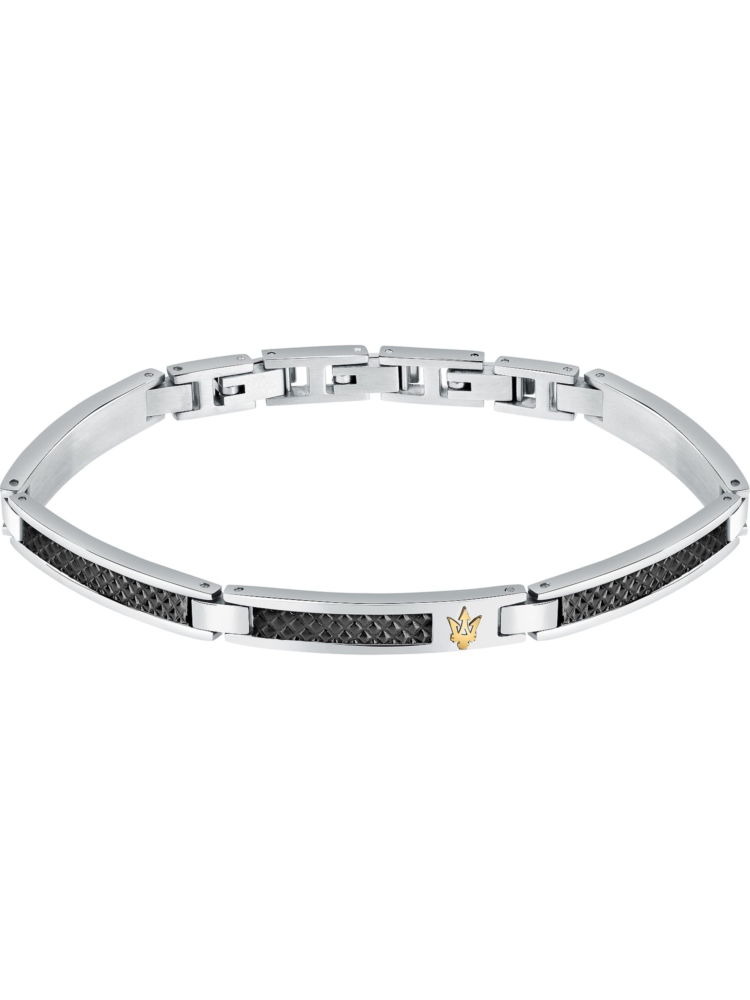 Maserati Armband in Schwarz: Vorderseite