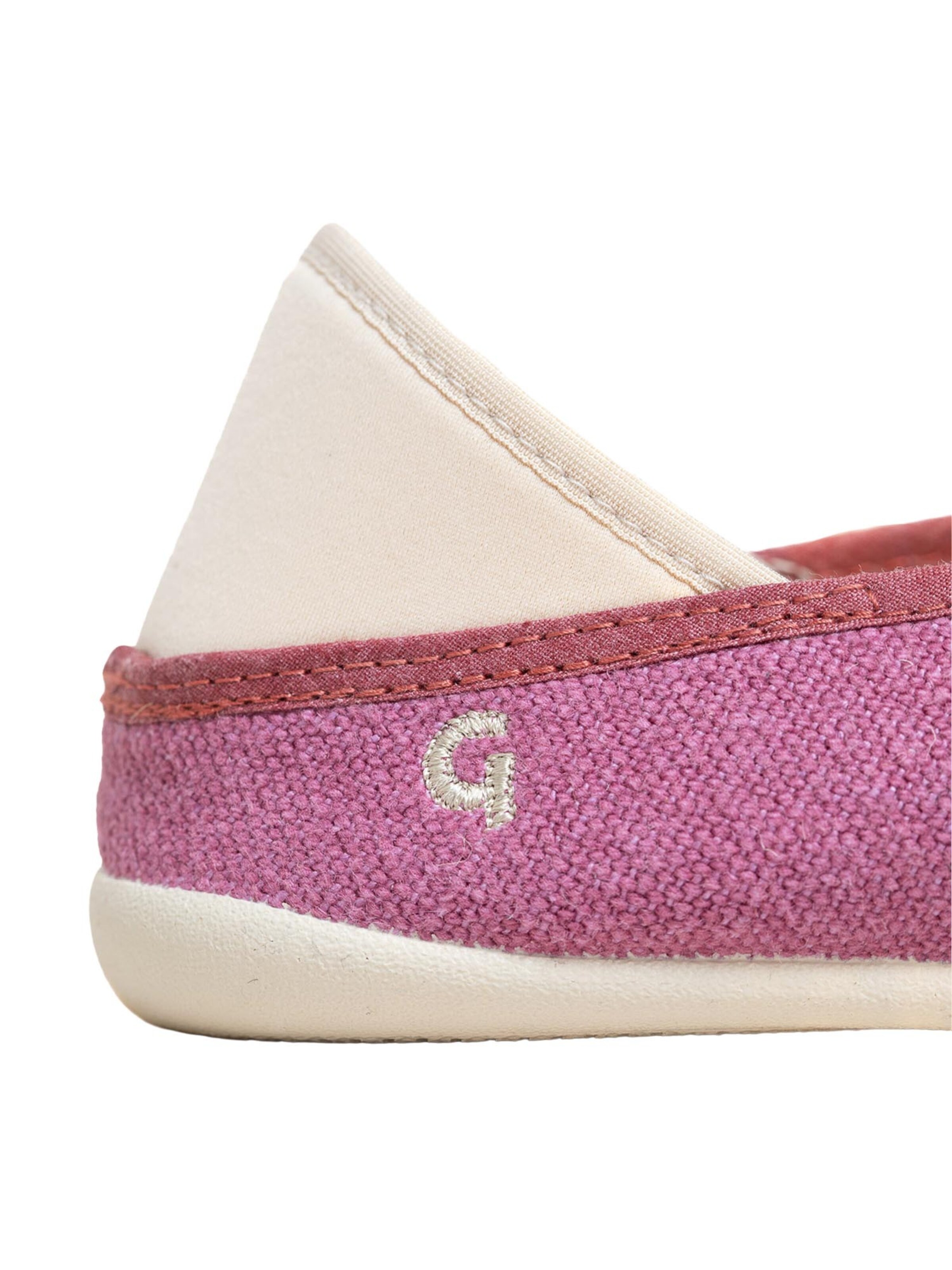 Gottstein Huisschoenen 'Linen Slip-On' in Roze