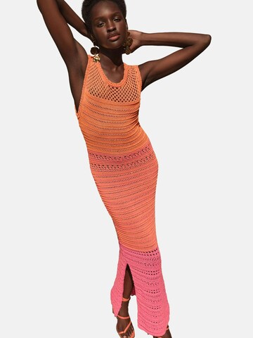 Abito in maglia di love & roses in rosa: frontale