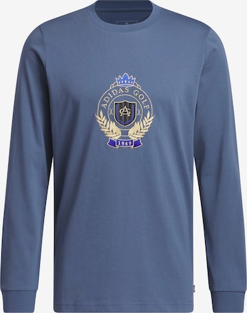ADIDAS PERFORMANCE Functioneel shirt 'Go To Crest' in Blauw: voorkant