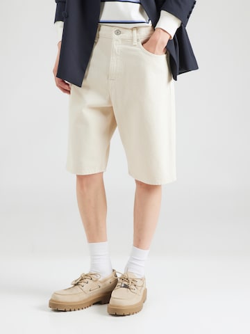 JACK & JONES Loosefit Nadrág 'JJIALEX JJCLASSIC' - bézs: elől