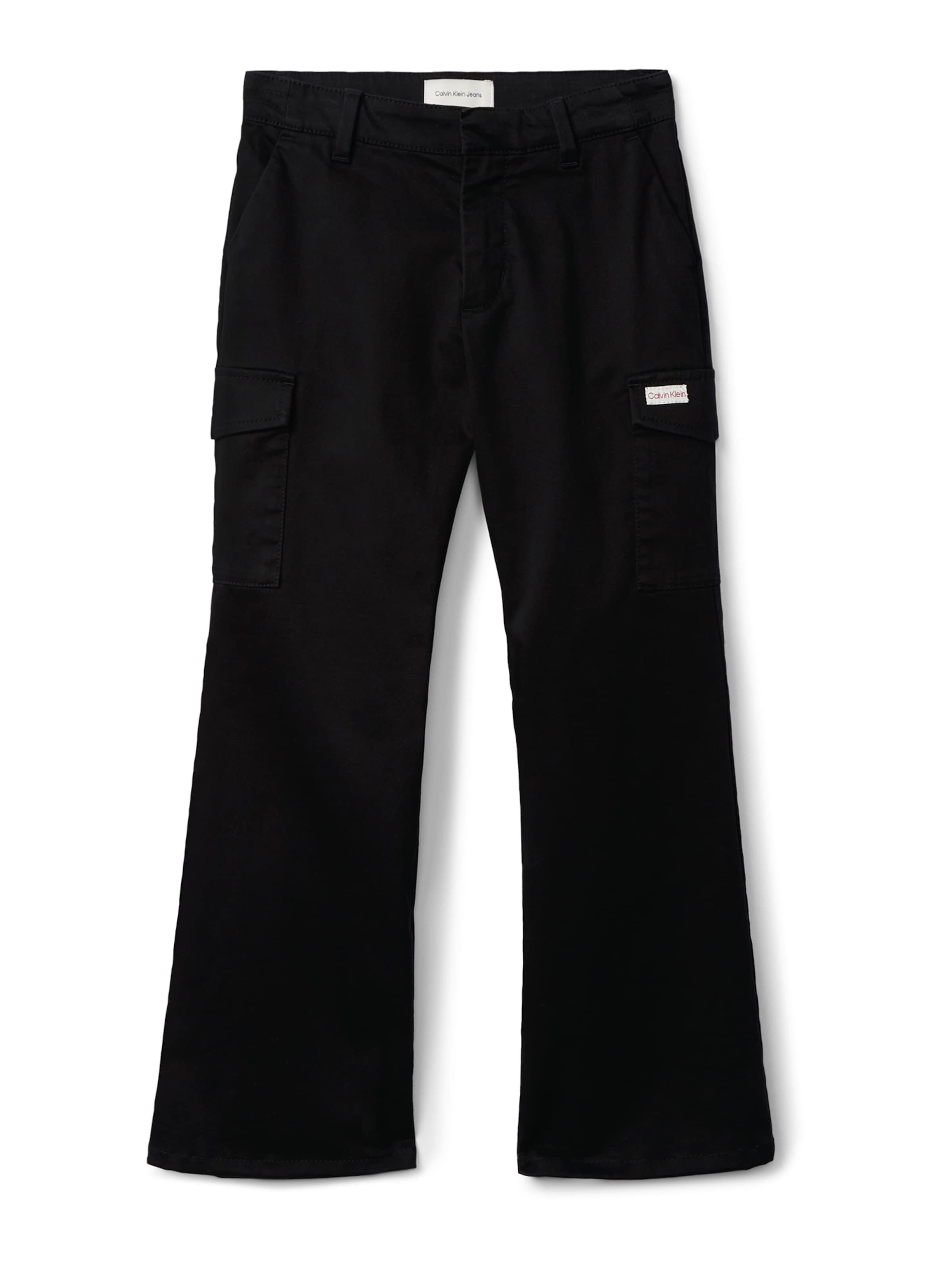 Calvin Klein Jeans Laiad sääred Püksid, värv must: eest vaates